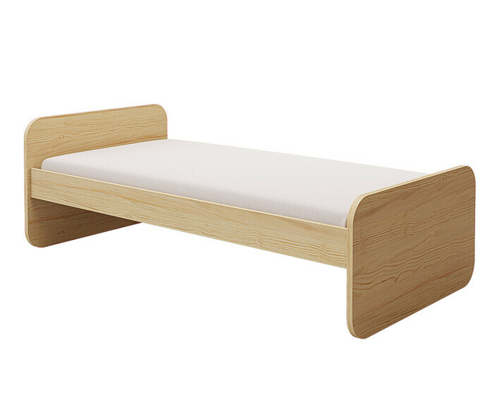 Cama infantil Lemon, acabado madera natural