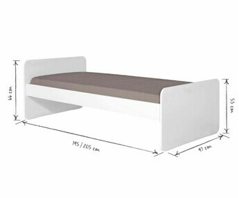 Dimensiones cama infantil Lemon 90x190 o 90x200 cm