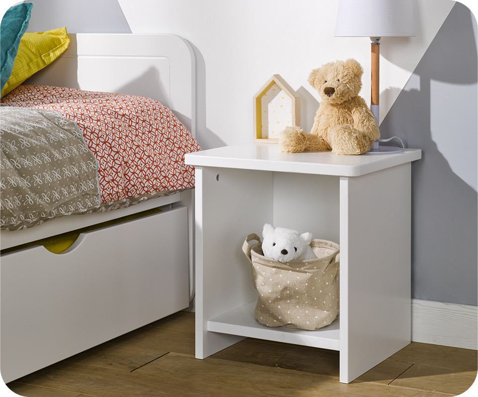 Dormitorio juvenil LEMON Blanco - Set de 3 Muebles