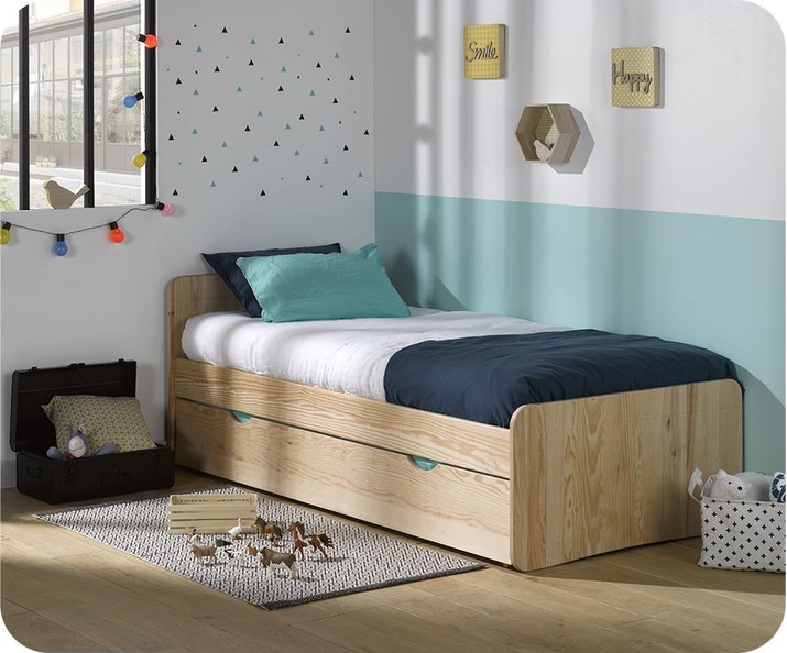 Cama infantil Willow Natural Con Cajn (Opcional)