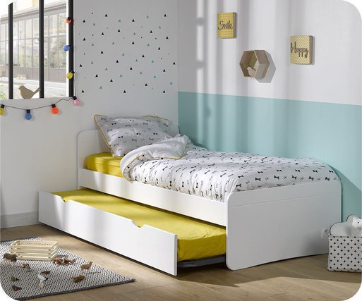 Cama nido juvenil Willow Blanca 