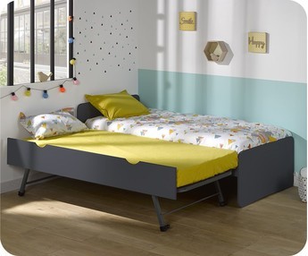 Cama nido juvenil Willow Gris Antracita