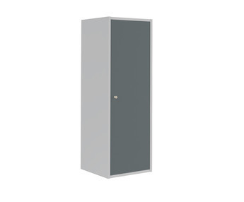 Columna de 3 Compartimientos Moov Blanca puerta Gris