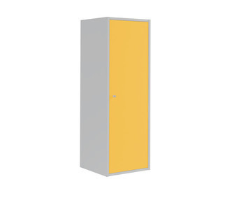 Columna de 3 Compartimientos Moov Blanca puerta Amarilla