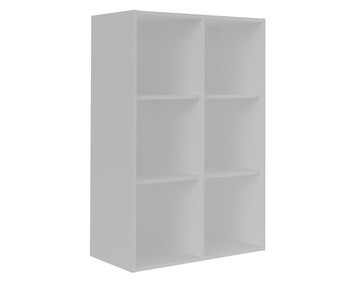 Mueble de Almacenaje Moov de 6 Compartimientos Blanco