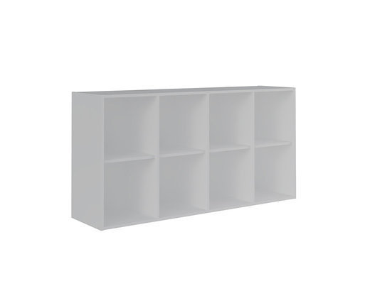 Mueble de Almacenaje Moov de 8 Compartimientos Blanco