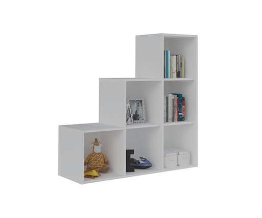 Mueble de Almacenaje Escalera Moov Blanco