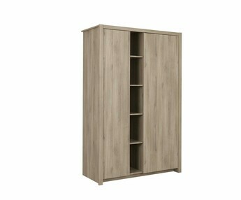 Armario Juvenil Soa de dos puertas y con estantes