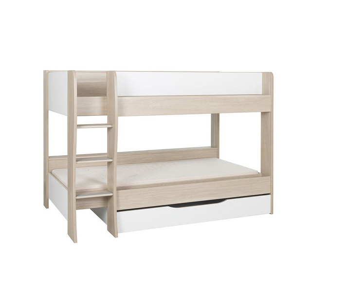 Litera Infantil Blanca y Madera - Zao