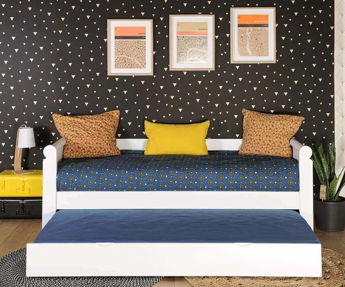 Sofá Cama Nido Infantil Odeón, Madera Maciza