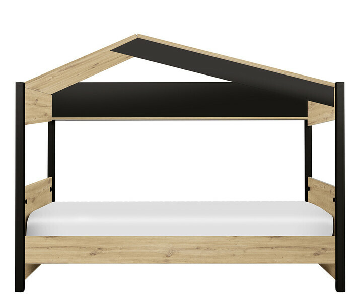 Esta cama tipo cabaa de estilo industrial combina con cualquier estilo de decoracin 