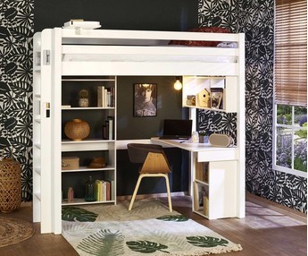 Biblioteca para Cama Alta Fynn