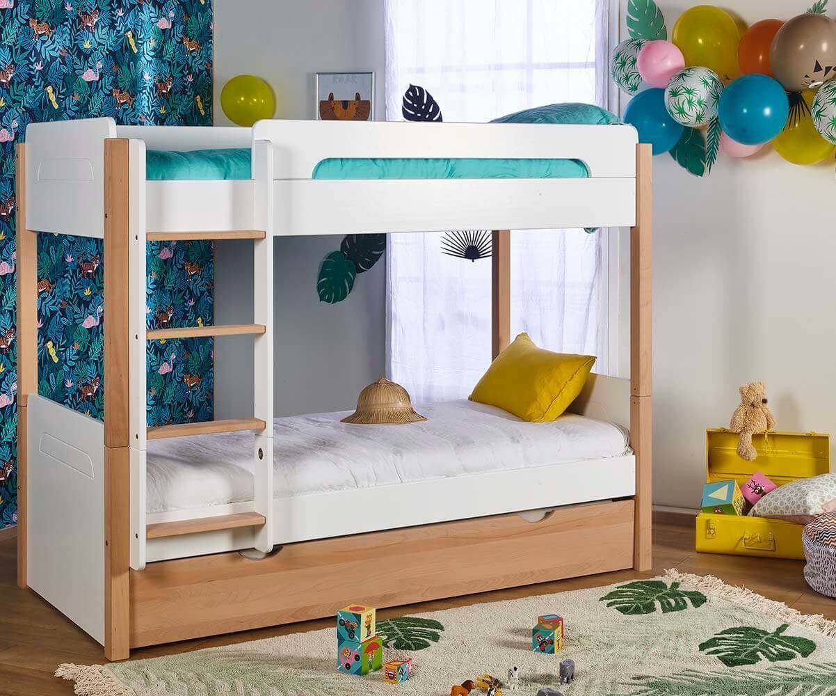 Litera juvenil - Sweet Convertible de Madera Maciza