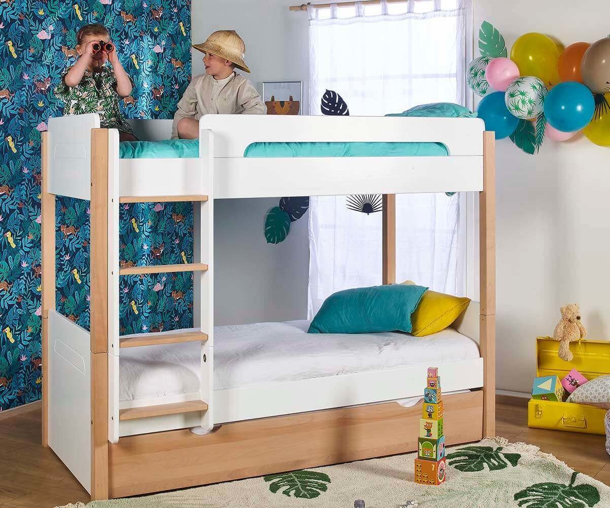 Litera juvenil - Sweet Convertible de Madera Maciza