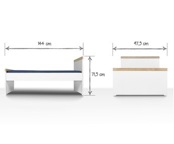 Cama Infantil de 90x140cm - Jaipur