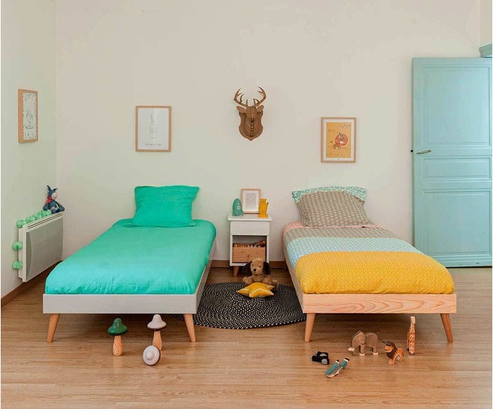 Cama Para Nios Calidad Superior con Patas- Honey