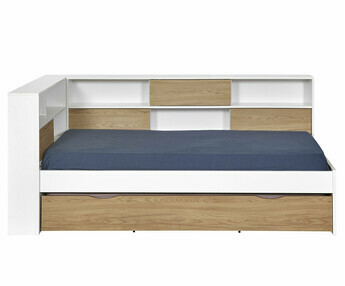 Cama nido con compartimentos Parchis, colchones 90x190 incluidos