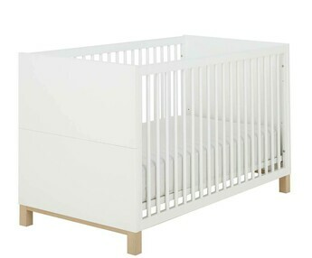 Cuna Convertible Madera y Blanca - ngel