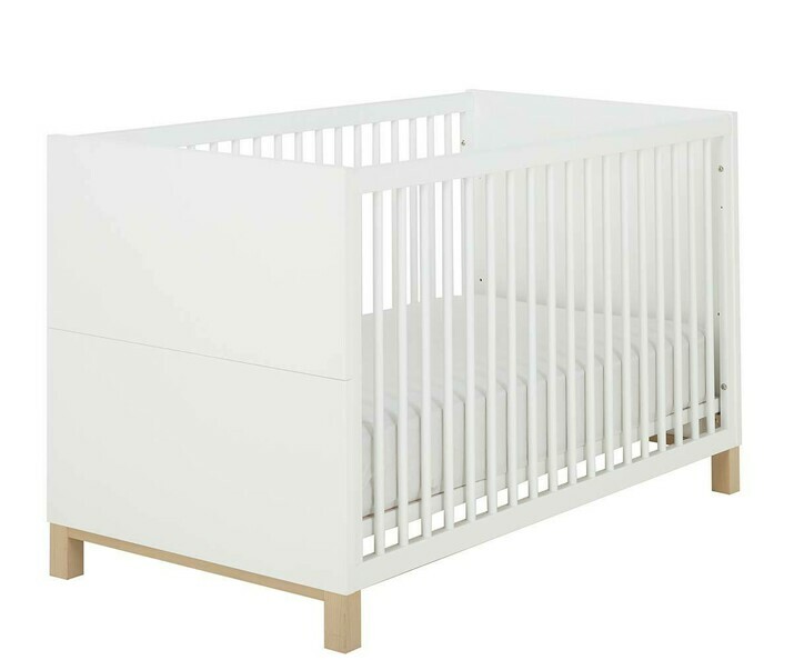 Cuna Convertible Madera y Blanca - ngel