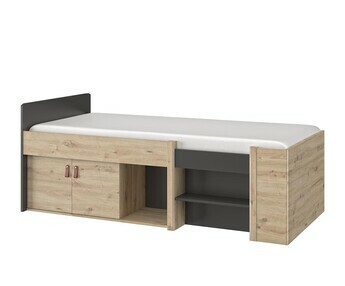 Cama Juvenil Compacta Con Colchn -Miami