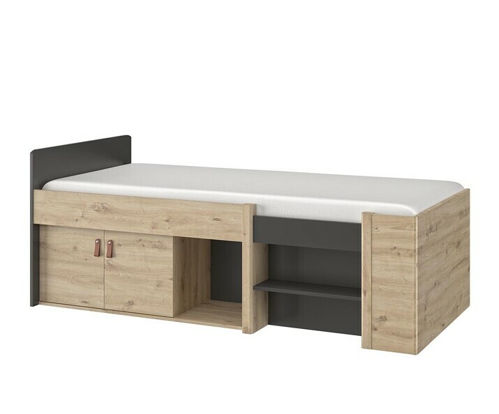 Cama Juvenil Compacta Con Colchn -Miami