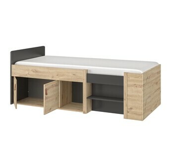 Cama Infantil con Cajones y Armario - Miami