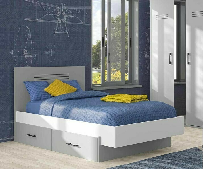 Cama Juvenil Moderna Completa - Ezio