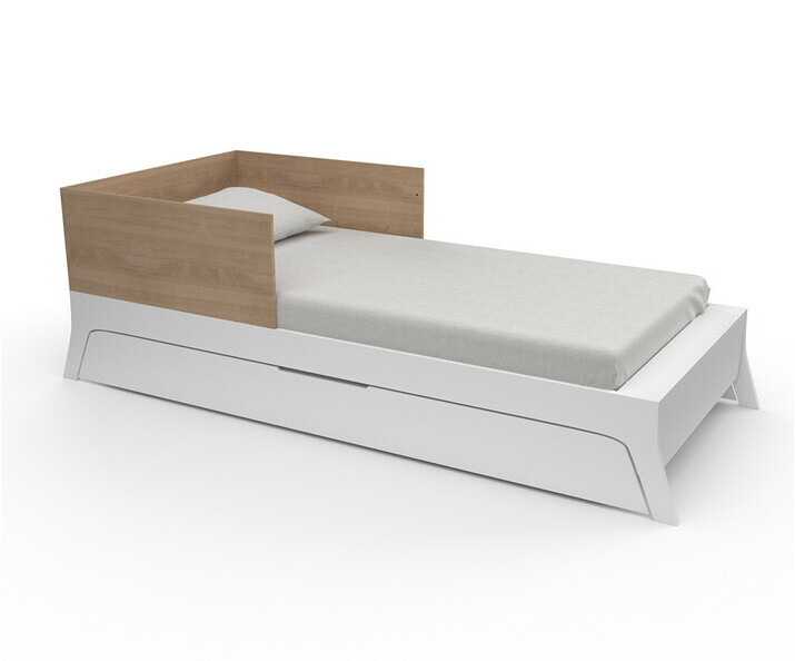 Cuna Beb Transfomada en Cama con Cabecero - Titu