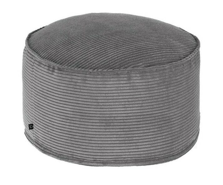Puf gris de Terciopelo - Joy