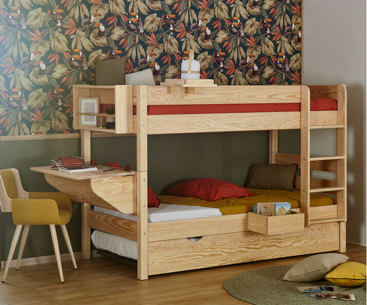 Escritorio Plegable Para Cama Infantil de Madera - Gana