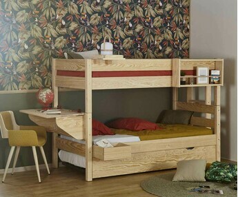 Litera infantil - Kids, 100% madera maciza