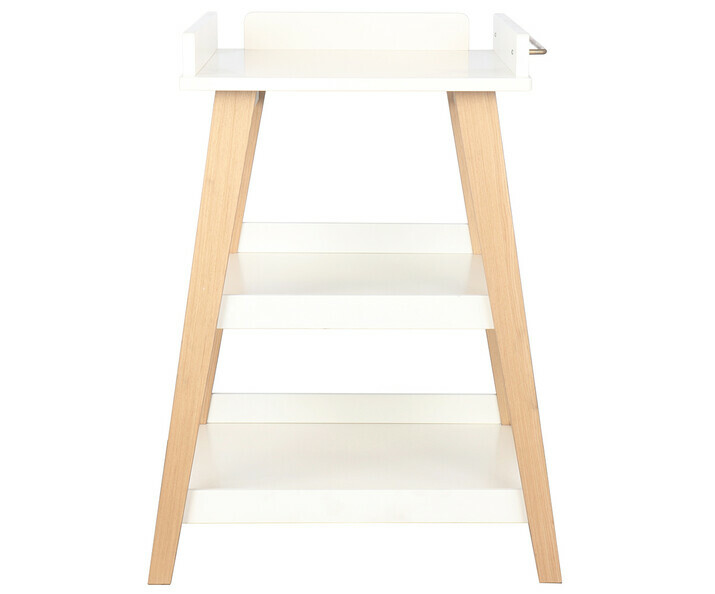 Un diseño único, madera con blanco, haz resaltar el estiloe scandinavo de la habitación de tu bebé con colores claros y de tendencia