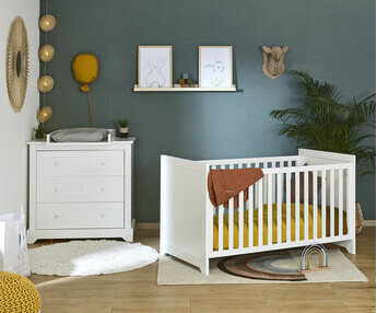 Un dormitorio con mucho estilo para la llegada de tu bebé