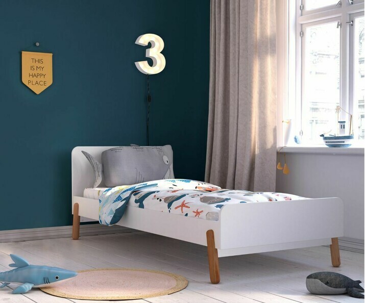 Una cama de estilo escandinavo para los peques