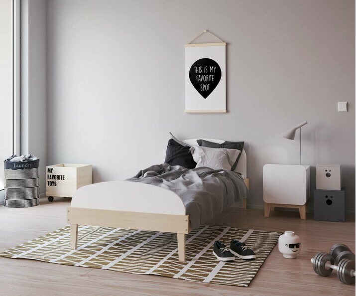 Cama juvenil con somier incluido