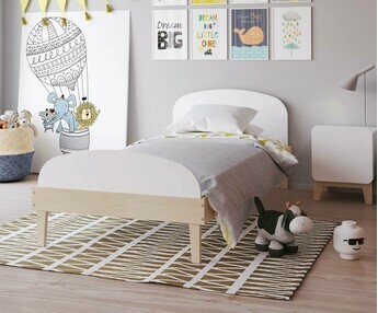 Cama infantil con somier y colchón - Pimo