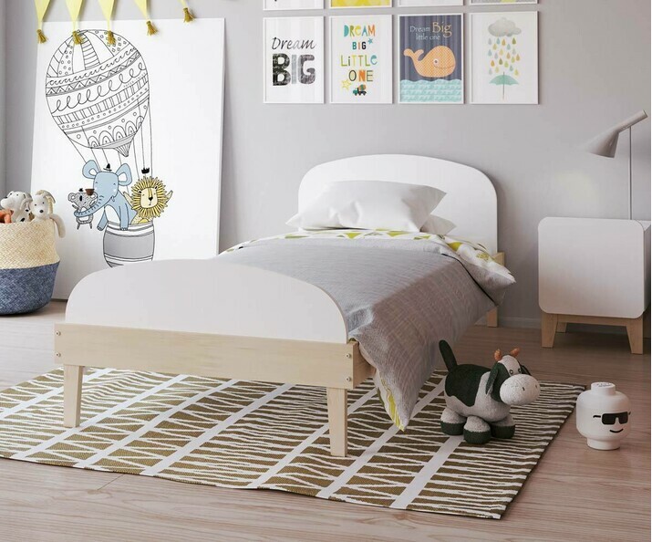 Cama infantil con colchn incluido, tu peque dormira entre las nubes