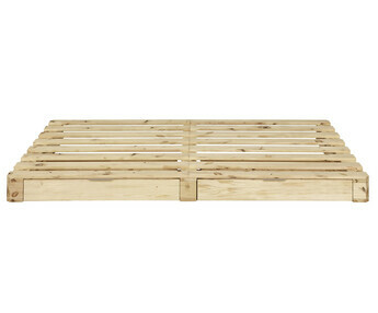 Cama palette - Aro, de costado