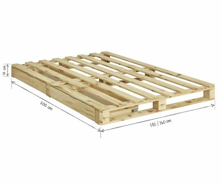 Dimensiones Cama palette - Aro