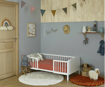 Cama infantil blanca - Tila