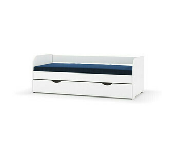 Vista 3/4, cama infantil con cajn de almacenamiento - Bali