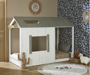 Cama cabaña Montessori con colchón - Iony