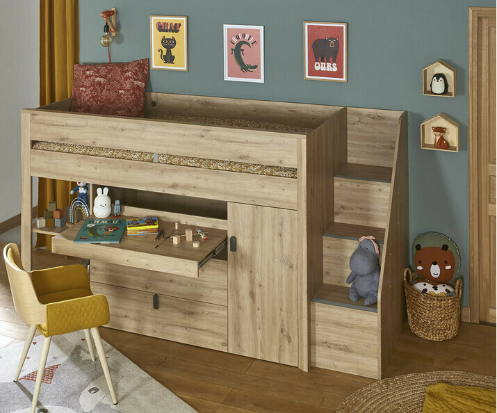 Vista alta de la cama infantil - Arlo