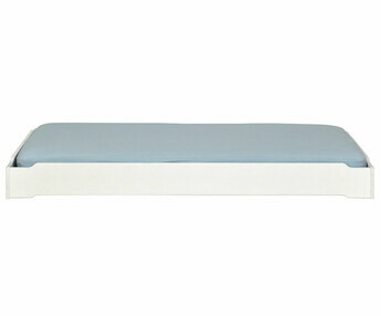 Cama infantil apilable - Happy, color blanco