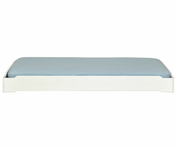 Cama infantil apilable - Happy, color blanco