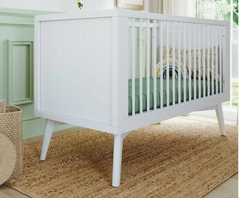 Cuna transformada en cama infantil 70x140 cm