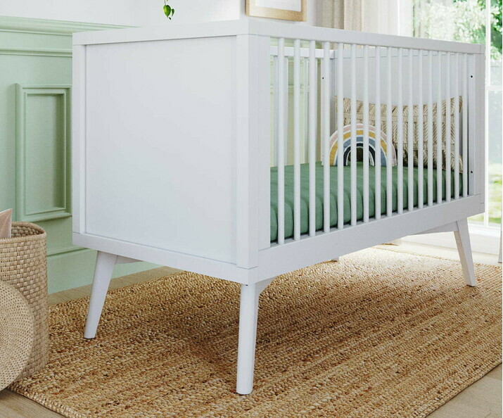 Cuna transformada en cama infantil 70x140 cm