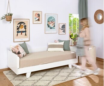 Cama nido - Roni, barrera del respaldo desmontable