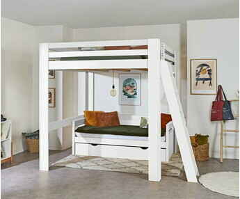 Cama alta - Maverick, espacio  inferior personalizable