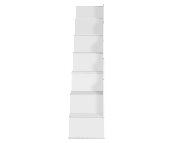 Escalera con nichos de almacenaje - Maverick acabado blanco